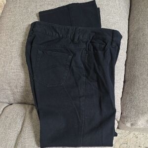 Amber Sun Women's Black Straight Leg Jeans